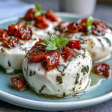 Savor these Caprese Deviled Eggs, bright with basil oil, perfect for appetizers.
