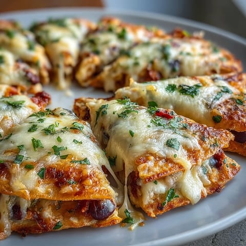 Freshly baked Blooming Quesadilla Ring on a platter surrounded by sour cream and lime wedges.