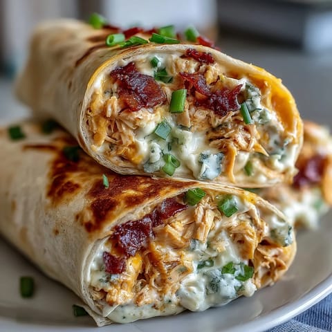 Buffalo Chicken Cream Cheese Pinwheels