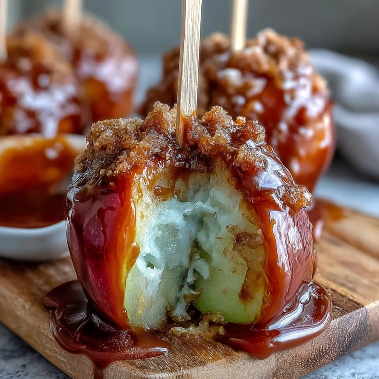 Irresistible mini apple bites with vibrant candy shell, perfect for easy snacking or festive gatherings.