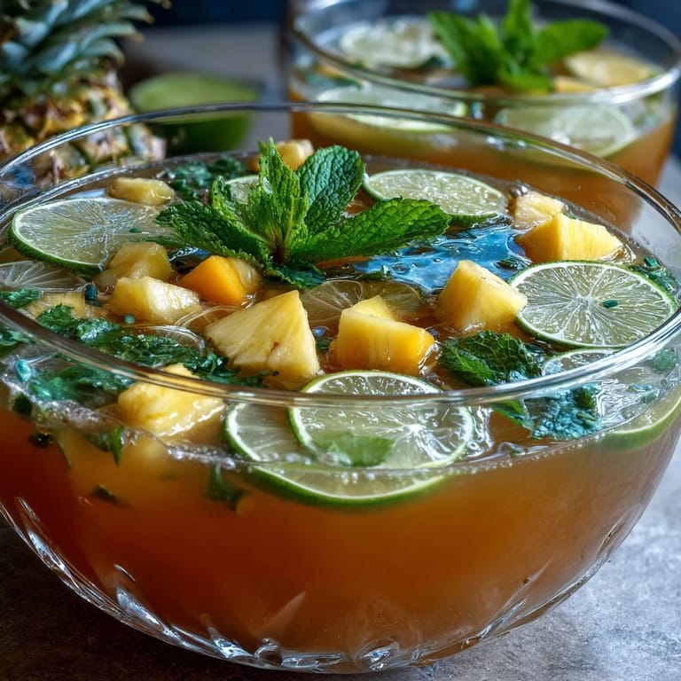 Celebrate with this colorful Grad Party Punch, perfect for toasts.